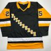 imageAutographedSigned Kevin Stevens Pittsburgh Black Hockey Jersey JSA COA