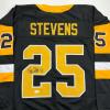 imageAutographedSigned Kevin Stevens Pittsburgh Black Hockey Jersey JSA COA