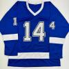 imageAutographedSigned Pat Maroon Tampa Bay Blue Hockey Jersey JSA COA