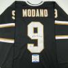 imageAutographedSigned Mike Modano Dallas Black Hockey Jersey Beckett BAS COA