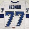 imageAutographedSigned Victor Hedman Tampa Bay White Hockey Jersey JSA COA