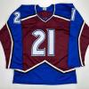 imageFacsimile Autographed Peter Forsberg Colorado Maroon Reprint Laser Auto Hockey Jersey Size Mens XL