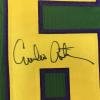 imageFramed AutographedSigned Emilio Esteves Gordon Bombay 33x42 The Mighty Ducks Green Hockey Jersey PSADNA COA