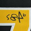 imageFramed Facsimile Autographed Evgeni Malkin 35x39 Pittsburgh Black Reprint Laser Auto Hockey Jersey