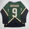 imageAutographedSigned Mike Modano 99 CUP Dallas Dark Green Hockey Jersey Beckett BAS COA
