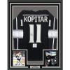imageFramed AutographedSigned Anze Kopitar 33x42 Los Angeles LA Black Hockey Jersey JSA COA