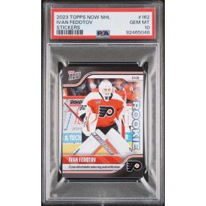 imageGraded 2023 Topps Now Ivan Fedotov 162 Stickers Rookie RC Hockey Card PSA 10 Gem Mint