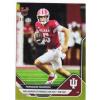 image2025 Topps Bowman U Now Fernando Mendoza 67 Gold Foil 50 Indiana Hoosiers Rookie RC Football Card