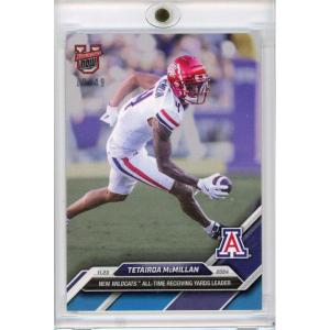 image2024 Topps Bowman U Now Tetairoa McMillan 47 Blue 49 Arizona Wildcats Football Card