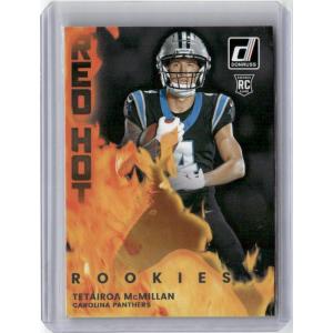 image2025 Donruss RHRTMC Tetairoa McMillan Red Hot Rookies Rookie RC Football Card