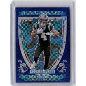 image2025 Panini Rookies amp Stars 6 Tetairoa McMillan Crusade Blue Plaid Rookie RC Football Card