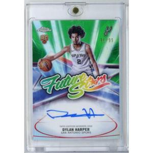image2025 Topps Chrome Future Stars Dylan Harper FSDH 99 Auto Rookie RC Basketball Card