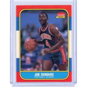 imageVintage 1986 Fleer Joe Dumars 27 Rookie RC Basketball Card