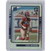 image2024 Donruss Optic 291 Theo Johnson Rated Rookie Holo Prizm RC Football Card