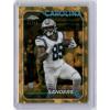 imageVintage 2024 Topps Chrome Gold JaTavion Sanders 22350 Rare Gold Rookie RC Football Card