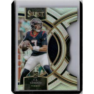 image2023 Panini Select 183 CJ Stroud Silver Prizms Die Cuts Rookie RC Football Card