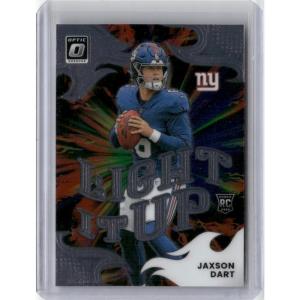 image2025 Donruss Optic 3 Jaxson Dart Light It Up Rookie RC Football Card