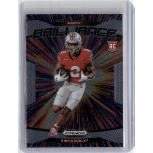 image2025 Panini Prizm Draft Picks 8 Emeka Egbuka Brilliance Rookie RC Football Card