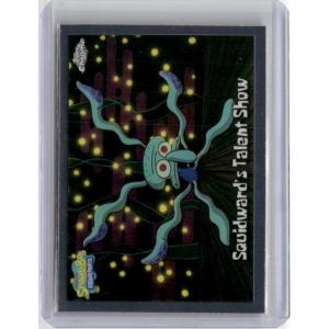 image2025 Topps Chrome SpongeBob Squarepants 25th Anniversary Squidwards Talent Show 184 TV Show Card Near Mint