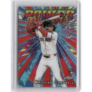 image2025 Topps Chrome Update PP27 Kristian Campbell Power Players Rookie RC Baseball Card