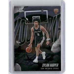image202526 Topps Chrome YQ2 Dylan Harper Youthquake Rookie RC Basketball Card