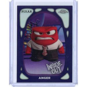 imageDisney 2024 Topps Chrome Disney Headquarters Inside Out Anger HQ4 Card