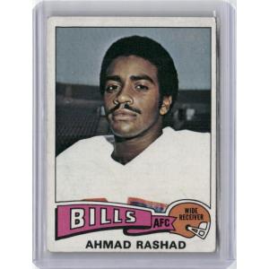 imageVintage 1975 Topps Ahmad Rashad 115 Football Card