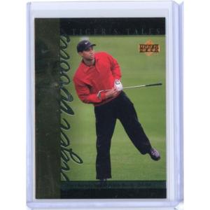 imageVintage 2001 Upper Deck Tigers Tales Tiger Woods TT22 Rookie RC Golf Card