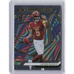 imageVintage 2024 Panini Illusions Game Magicians Jayden Daniels 24 Rookie RC Football Card