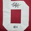 imageAutographedSigned Baker Mayfield Oklahoma Crimson College Football Jersey Beckett BAS COA