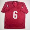 imageAutographedSigned Baker Mayfield Oklahoma Crimson College Football Jersey Beckett BAS COA