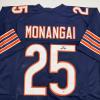 imageAutographedSigned Kyle Monangai Chicago Blue Football Jersey JSA COA