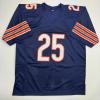imageAutographedSigned Kyle Monangai Chicago Blue Football Jersey JSA COA