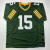 imageFacsimile Autographed Bart Starr Green Bay Green Reprint Laser Auto Football Jersey Size Mens XL