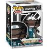 imageTravis Hunter 337 Facsimile Signed Reprint Laser Autographed Funko POP Football NFL Jacksonville Jaguars Figurine with Protector Case
