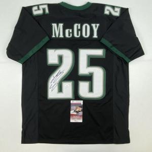 imageAutographedSigned LeSean McCoy Philadelphia Black Football Jersey JSA COA
