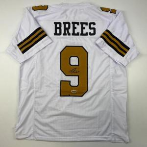 imageFacsimile Autographed Drew Brees New Orleans Color Rush Reprint Laser Auto Football Jersey Size Mens XL