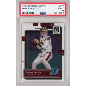 imageGraded 2022 Panini Donruss Optic Brock Purdy 277 Rookie RC Football Card PSA 9 Mint