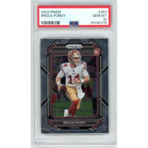 imageGraded 2022 Panini Prizm Brock Purdy 353 Rookie RC Football Card PSA 10 Gem Mint