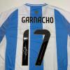 imageAutographedSigned Alejandro Garnacho Argentina Blue Soccer Futbol Jersey Beckett BAS COA 2