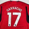 imageAutographedSigned Alejandro Garnacho Manchester United Red Soccer Jersey Beckett BAS COA