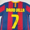 imageAutographedSigned David Villa FC Barcelona Blue Soccer Jersey Beckett BAS COA