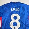 imageAutographedSigned Enzo Fernandez Chelsea FC Blue Soccer Futbol Jersey Beckett BAS COA