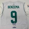 imageAutographedSigned Karim Benzema Real Madrid 201718 White Soccer Jersey Beckett BAS COA