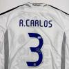 imageAutographedSigned Roberto Carlos Real Madrid White Soccer Jersey Beckett BAS COA