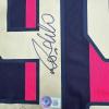 imageFramed AutographedSigned Ronaldo Nazario 35x39 AC Milan BlackRed Soccer Futbol Jersey Beckett BAS COA