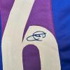imageFramed Facsimile Autographed Xavi Hernandez 35x39 FC Barcelona BlueRed Reprint Laser Auto Soccer Jersey