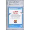 imageGraded 202324 Panini Donruss Lamine Yamal RR Rated Rookie Signed Rookie RC Soccer Card Beckett BAS BGS Auto Auth Authentic COA