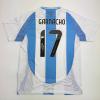 imageAutographedSigned Alejandro Garnacho Argentina Blue Soccer Futbol Jersey Beckett BAS COA 2