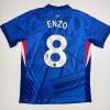 imageAutographedSigned Enzo Fernandez Chelsea FC Blue Soccer Futbol Jersey Beckett BAS COA